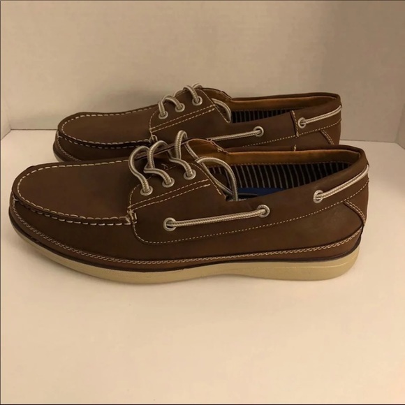 David Stone Shoes Mens Size 9.5 EEE Loafer Boat Slip On Brown‎ - Picture 4 of 9